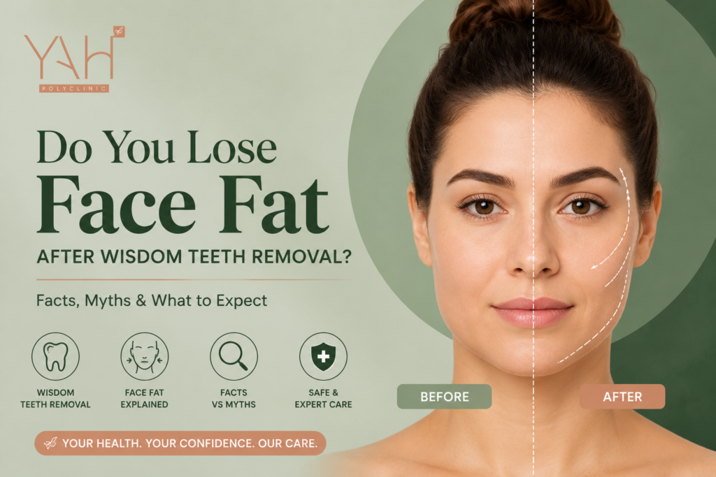 Do you lose face fat after wisdom teeth removal